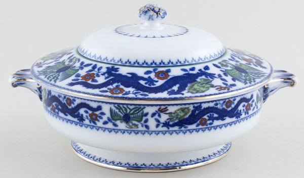 Vegetable Dish with Cover c1920s